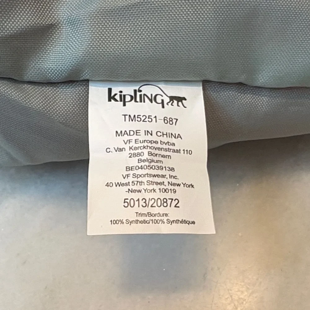 Kipling Bag Purse Handbag  Nicolas medium size red nylon Pocketbook